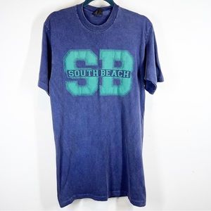 Vintage South Beach Single Stitch T-shirt Dress
